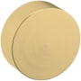 Baldwin Contemporary 1-1/2 Inch Mushroom Cabinet Knob from the Estate Collection Lifetime Satin Brass
