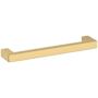 Baldwin Contemporary 6 Inch Center to Center Handle Cabinet Pull from the Estate Collection Lifetime Satin Brass