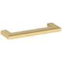 Baldwin Bevel 4 Inch Center to Center Handle Cabinet Pull from the Estate Collection Lifetime Satin Brass