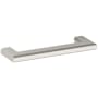 Baldwin Bevel 4 Inch Center to Center Handle Cabinet Pull from the Estate Collection Satin Nickel