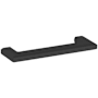 Baldwin Bevel 4 Inch Center to Center Handle Cabinet Pull from the Estate Collection Satin Black