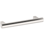 Baldwin Octagonal 4 Inch Center to Center Bar Cabinet Pull from the Estate Collection Lifetime Polished Nickel