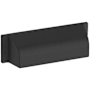 Baldwin Transitional 4 Inch Center to Center Cup Cabinet Pull from the Estate Collection Satin Black