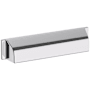 Baldwin Transitional 6 Inch Center to Center Cup Cabinet Pull from the Estate Collection Polished Chrome