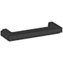 Baldwin Raised 4 Inch Center to Center Handle Cabinet Pull from the Estate Collection Satin Black