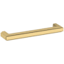 Baldwin Raised 6 Inch Center to Center Handle Cabinet Pull from the Estate Collection Lifetime Satin Brass
