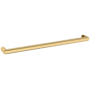 Baldwin Raised 18 Inch Center to Center Handle Appliance Pull from the Estate Collection Non-Lacquered Brass