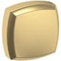 Baldwin Severin Fayerman 1-1/4 Inch Square Cabinet Knob from the Estate Collection Lifetime Satin Brass