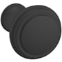 Baldwin Severin Fayerman 1 Inch Mushroom Cabinet Knob from the Estate Collection Satin Black