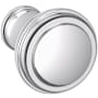 Baldwin Severin Fayerman 1 Inch Mushroom Cabinet Knob from the Estate Collection Polished Chrome