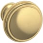 Baldwin Severin Fayerman 1-1/4 Inch Mushroom Cabinet Knob from the Estate Collection Lifetime Satin Brass