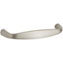 Baldwin Oval 4 Inch Center to Center Handle Cabinet Pull from the Estate Collection Satin Nickel