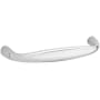 Baldwin Oval 4 Inch Center to Center Handle Cabinet Pull from the Estate Collection Polished Chrome