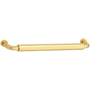 Baldwin Hollywood Hills 6 Inch Center to Center Handle Cabinet Pull from the Estate Collection Non-Lacquered Brass