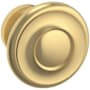Baldwin Dominion 1-1/4 Inch Mushroom Cabinet Knob from the Estate Collection Lifetime Satin Brass