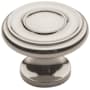 Baldwin Dominion 1-1/4 Inch Mushroom Cabinet Knob from the Estate Collection Lifetime Polished Nickel