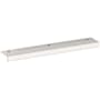 Baldwin Edge Pull 6 Inch Center to Center Finger Cabinet Pull from the Estate Collection Lifetime Polished Nickel