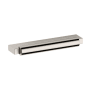 Baldwin Modern 4 Inch Center to Center Rectangular Cabinet Pull from the Estate Collection Satin Nickel