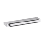 Baldwin Modern 4 Inch Center to Center Rectangular Cabinet Pull from the Estate Collection Polished Chrome