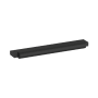 Baldwin Modern 6 Inch Center to Center Rectangular Cabinet Pull from the Estate Collection Satin Black