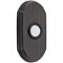 Baldwin 3" x 1-1/2" Illuminated Arch Door Bell from the Estate Collection Venetian Bronze