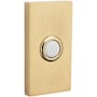 Baldwin 3" x 1-1/2" Illuminated Rectangular Door Bell from the Estate Collection Vintage Brass
