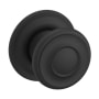 Baldwin 1-1/2 Inch Diameter Cabinet Knob Backplate from the Estate Collection Satin Black
