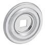 Baldwin 1-1/2 Inch Diameter Cabinet Knob Backplate from the Estate Collection Polished Chrome