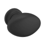 Baldwin Oval 1-1/8 Inch Oval Cabinet Knob from the Estate Collection Satin Black