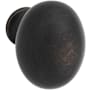 Baldwin Oval 1-3/8 Inch Oval Cabinet Knob from the Estate Collection Venetian Bronze