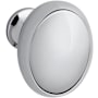 Baldwin Oval 1-3/8 Inch Oval Cabinet Knob from the Estate Collection Polished Chrome