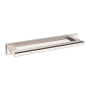 Baldwin Transitional 6 Inch Center to Center Cabinet Pull Backplate from the Estate Collection Lifetime Polished Nickel