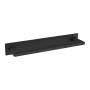 Baldwin Transitional 6 Inch Center to Center Cabinet Pull Backplate from the Estate Collection Satin Black