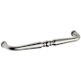Baldwin Colonial 6 Inch Center to Center Handle Cabinet Pull from the Estate Collection Satin Nickel