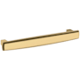 Baldwin Severin Fayerman 6 Inch Center to Center Bar Cabinet Pull from the Estate Collection Lifetime Polished Brass
