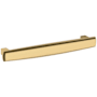 Baldwin Severin Fayerman 6 Inch Center to Center Bar Cabinet Pull from the Estate Collection Non-Lacquered Brass