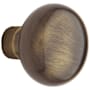 Baldwin Pair of Estate Knobs without Rosettes Locking/Latching Mechanism Purchased Separately Satin Brass and Black