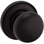 Baldwin 5000 Non-Turning One-Sided Dummy Door Knob with 5048 Rose from the Estate Collection Oil Rubbed Bronze