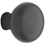 Baldwin Single Estate Knob without Rosettes Locking/Latching Mechanism Purchased Separately
 Oil Rubbed Bronze