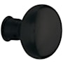 Baldwin Single Estate Knob without Rosettes Locking/Latching Mechanism Purchased Separately
 Satin Black