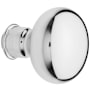 Baldwin Pair of Estate Knobs without Rosettes Locking/Latching Mechanism Purchased Separately Polished Chrome