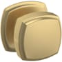 Baldwin 5011 Passage Door Knob Set with 5058 Rose from the Estate Collection Vintage Brass