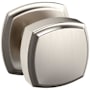 Baldwin 5011 Passage Door Knob Set with 5058 Rose from the Estate Collection Lifetime Satin Nickel