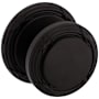 Baldwin 5013 Passage Door Knob Set with 5021 Rose from the Estate Collection Oil Rubbed Bronze