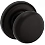 Baldwin 5015 Passage Door Knob Set with 5048 Rose from the Estate Collection Oil Rubbed Bronze