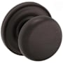 Baldwin 5015 Passage Door Knob Set with 5048 Rose from the Estate Collection Venetian Bronze
