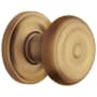 Baldwin 5020 Privacy Door Knob Set with 5048 Rose from the Estate Collection Vintage Brass