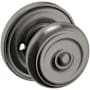 Baldwin 5020 Privacy Door Knob Set with 5048 Rose from the Estate Collection Lifetime Graphite Nickel
