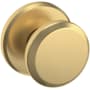 Baldwin 5023 Non-Turning Two-Sided Dummy Door Knob Set with R016 Rose from the Estate Collection Lifetime Satin Brass