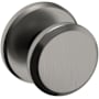 Baldwin 5023 Non-Turning Two-Sided Dummy Door Knob Set with R016 Rose from the Estate Collection Lifetime Graphite Nickel